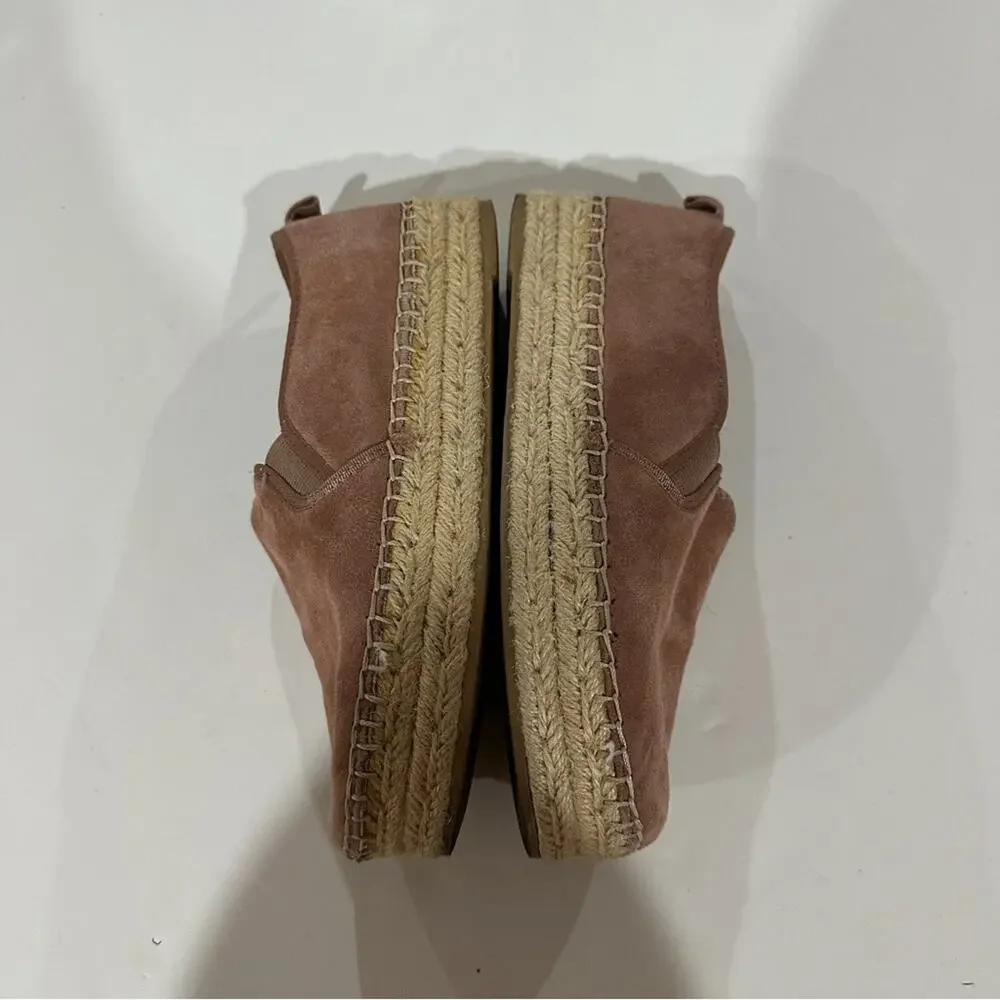 Sam Edelman Pink Carrin Velvet Platform Espadrille Slip On Shoes Size 7‎